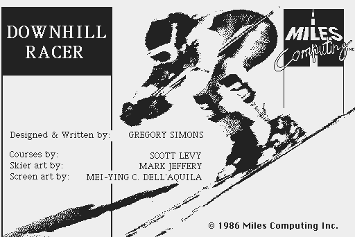 Screenshot for Downhill Racer